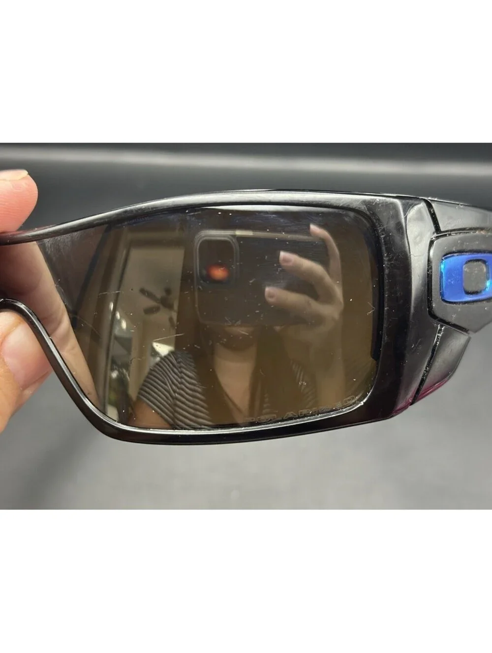 Oakley Batwolf Polished Black/Bronze Iridium Polarized Lenses